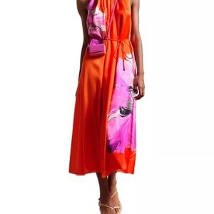 Ted Baker Immia Halter Maxi Dress size 3